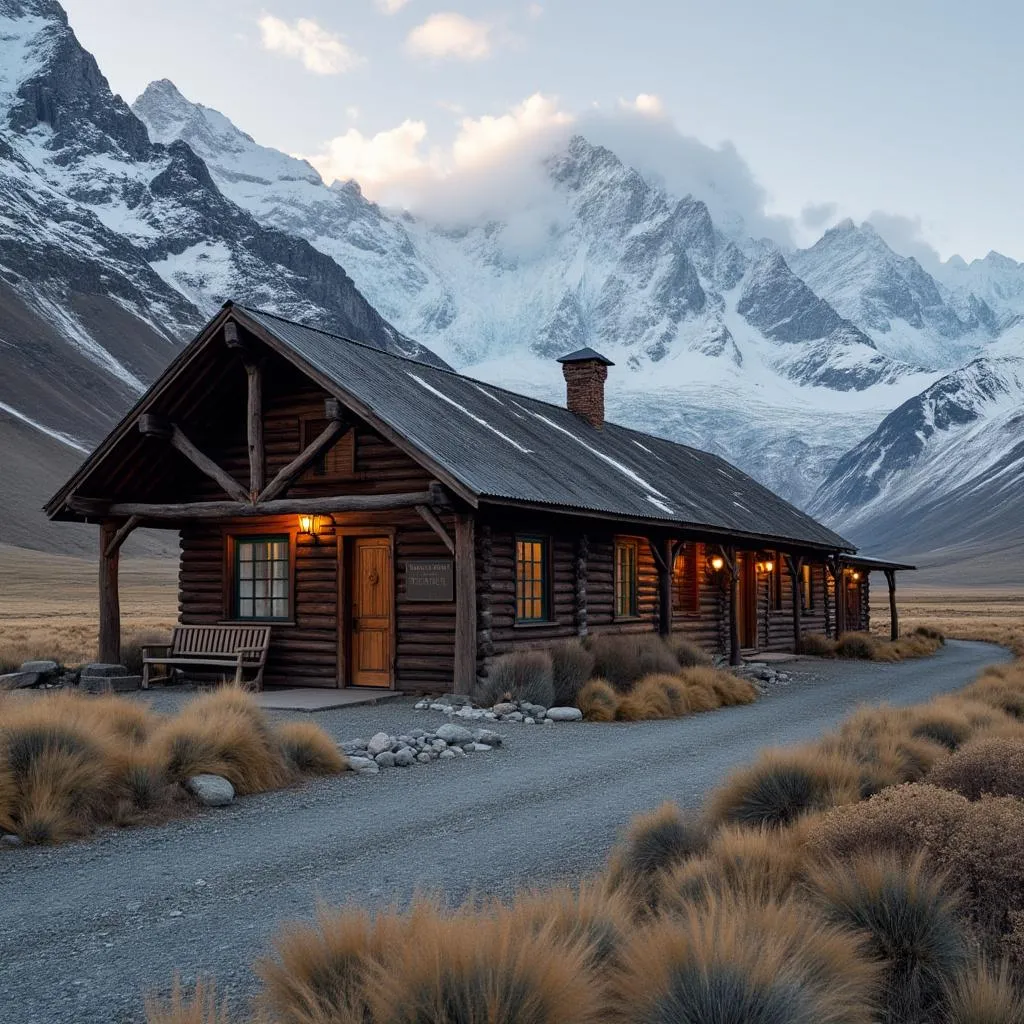 Estación YPF en la Patagonia
